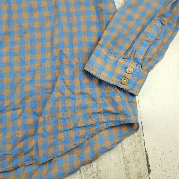 Anthropologie Holding Horses Plaid V Neck Size 4 EUC - Picture 3 of 7